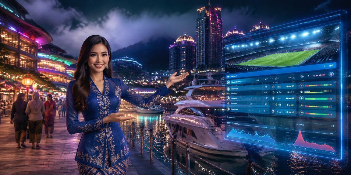 Suasana pertaruhan baju kurung Genting Highlands sempena perayaan Malaysia